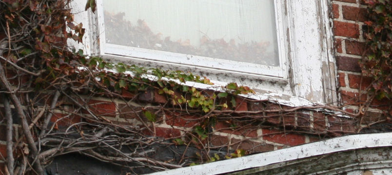 Rusted Lintels heaved the walls