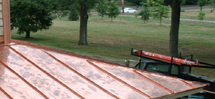 Copper Standing Seam Roof Newtown, Pa