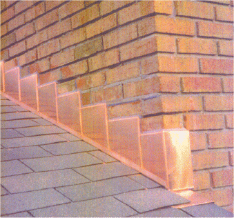 Band type chimney flashing