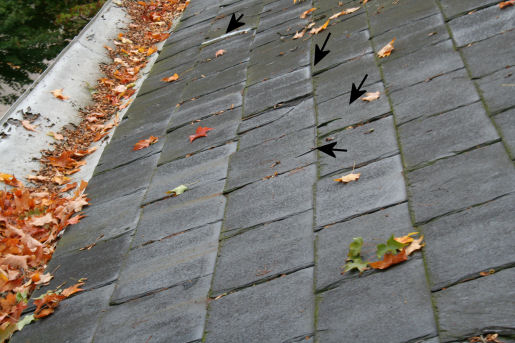 Yankee Gutter Before Restoration Wayne, Pa