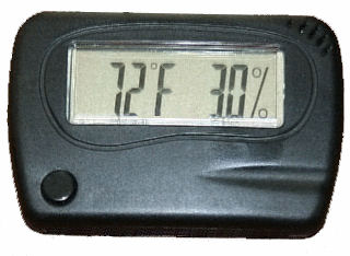 hygrometer reading