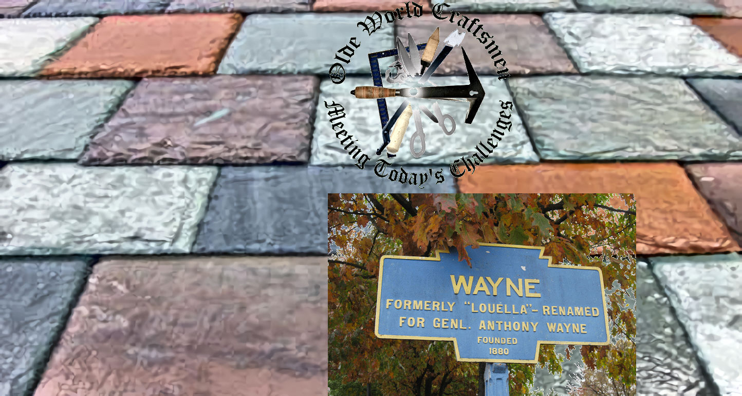 slate roof REPAIR Chester County, Pa