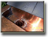 Copper Yankee Guttering