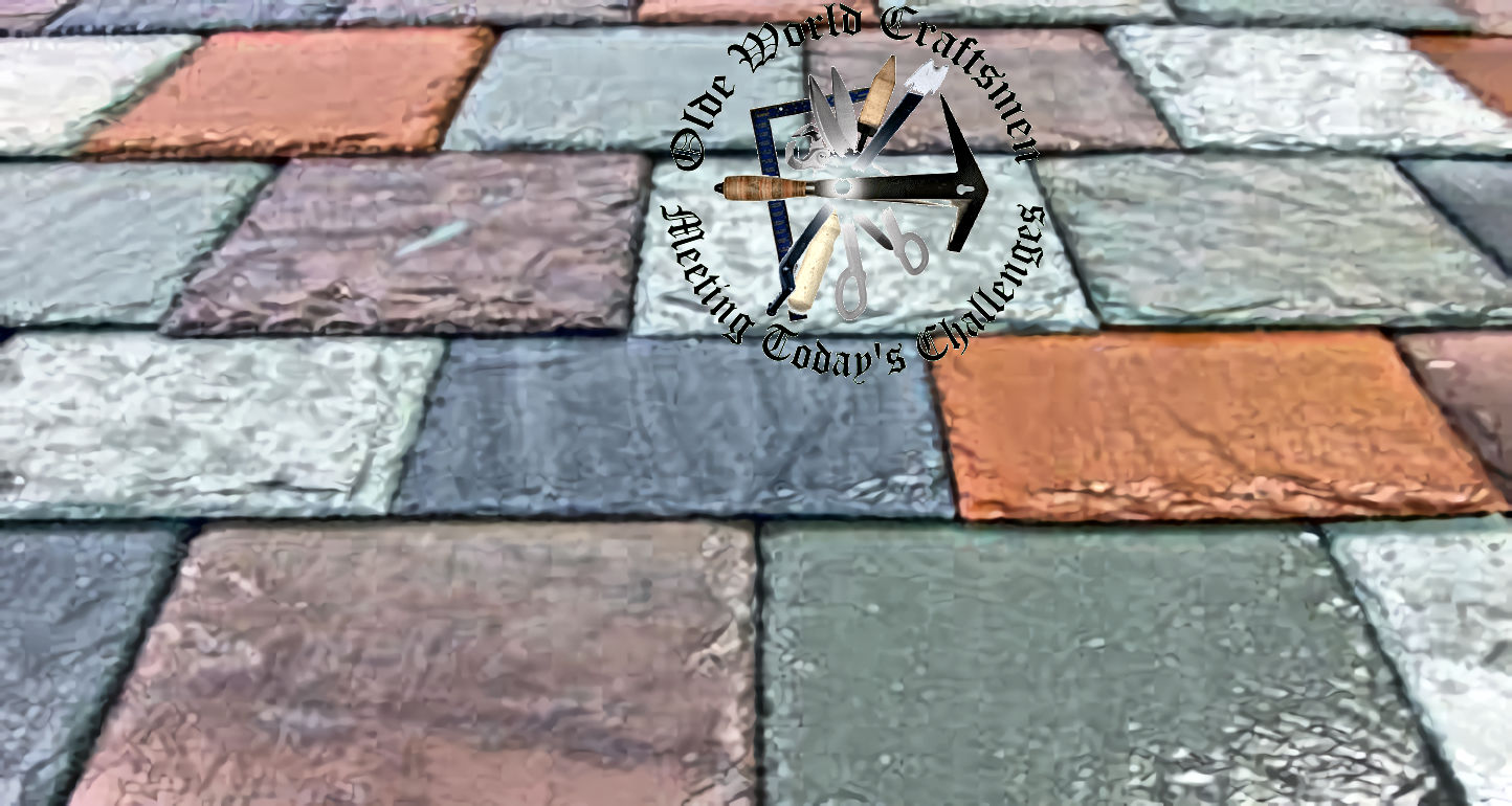 slate roof closeup