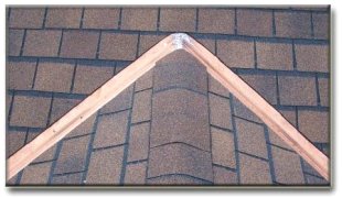 open copper valley on asphalt shingle roof